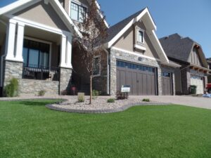 Calgary synthetic grass landscaping
